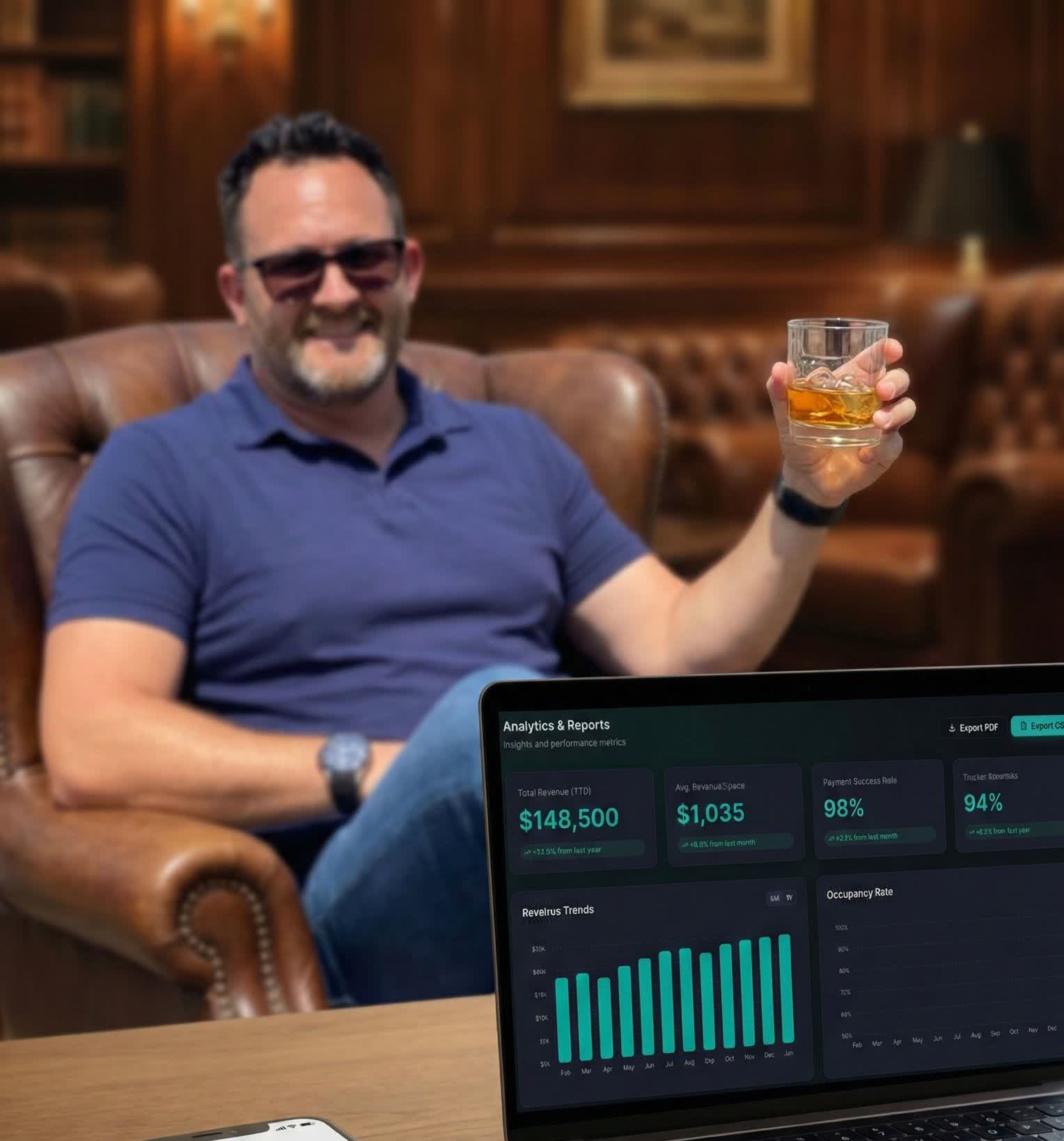 Neftali with the new BLF dashboard