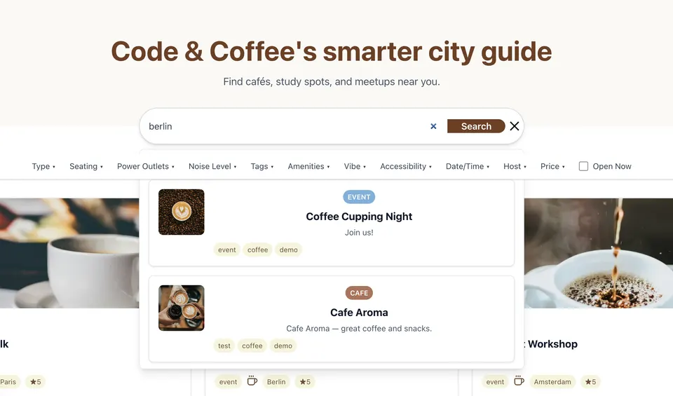 React InstantSearch with real time results